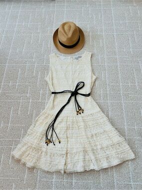 American Rag Ivory Lace Fit & Flare Dress